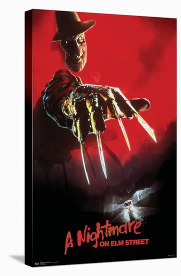 A Nightmare On Elm Street - One Sheet-Trends International-Stretched Canvas