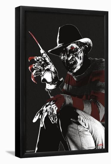 A Nightmare on Elm Street - Welcome To Your New Nightmare-Trends International-Framed Poster