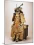 A Nimai Omodaka Odoshi Do Tosei-Gusoku Suit of Armour-null-Mounted Giclee Print