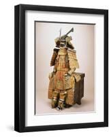 A Nimai Omodaka Odoshi Do Tosei-Gusoku Suit of Armour-null-Framed Giclee Print