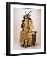 A Nimai Omodaka Odoshi Do Tosei-Gusoku Suit of Armour-null-Framed Giclee Print