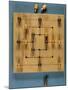 A Nine Man's Morris Board, with Pegs-null-Mounted Photographic Print