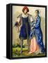 A Noble French Couple at the End of the 15th Century-Edward May-Framed Stretched Canvas