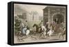 A Noble Hunting Party-Thomas Rowlandson-Framed Stretched Canvas