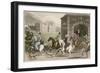 A Noble Hunting Party-Thomas Rowlandson-Framed Art Print