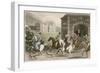 A Noble Hunting Party-Thomas Rowlandson-Framed Art Print