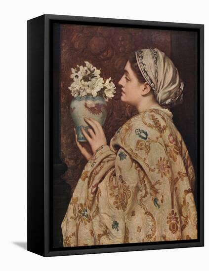 'A Noble Lady of Venice', 1866, (c1915)-Frederic Leighton-Framed Stretched Canvas