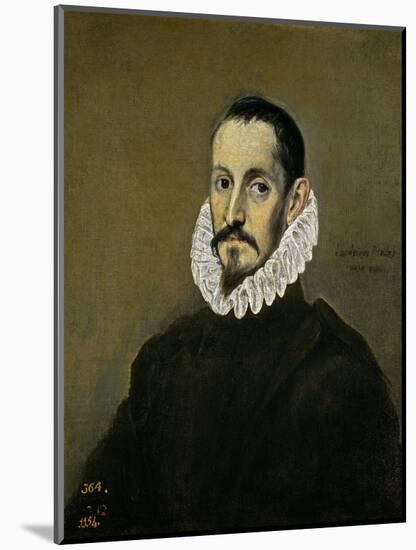 A Nobleman, Ca. 1586-El Greco-Mounted Giclee Print