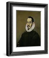 A Nobleman, Ca. 1586-El Greco-Framed Giclee Print