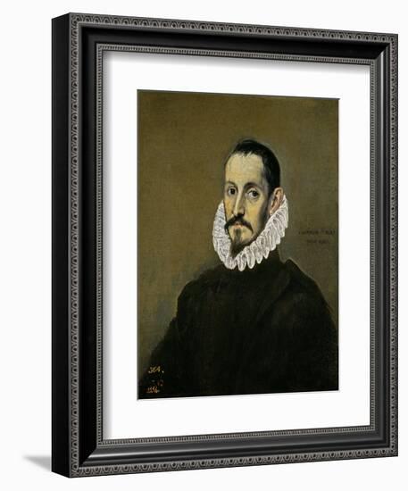 A Nobleman, Ca. 1586-El Greco-Framed Giclee Print