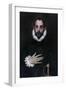 A Nobleman with His Hand on His Chest, C1577-1584-El Greco-Framed Giclee Print