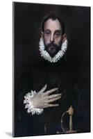A Nobleman with His Hand on His Chest, C1577-1584-El Greco-Mounted Giclee Print