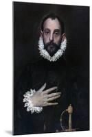 A Nobleman with His Hand on His Chest, C1577-1584-El Greco-Mounted Giclee Print