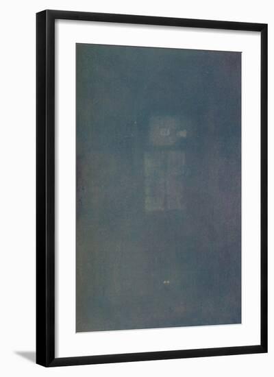 'A Nocturne', c1878 (1904)-James Abbott McNeill Whistler-Framed Giclee Print