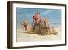 A Nomad and His Camel Resting in the Desert, 1874-Carl Haag-Framed Giclee Print