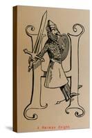'A Norman Knight', c1860, (c1860)-John Leech-Stretched Canvas