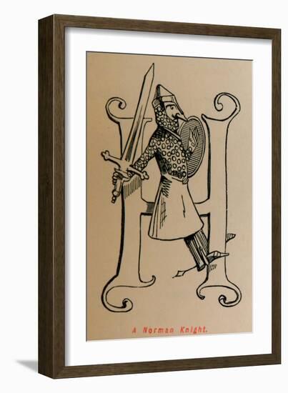 'A Norman Knight', c1860, (c1860)-John Leech-Framed Giclee Print