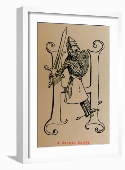 'A Norman Knight', c1860, (c1860)-John Leech-Framed Giclee Print