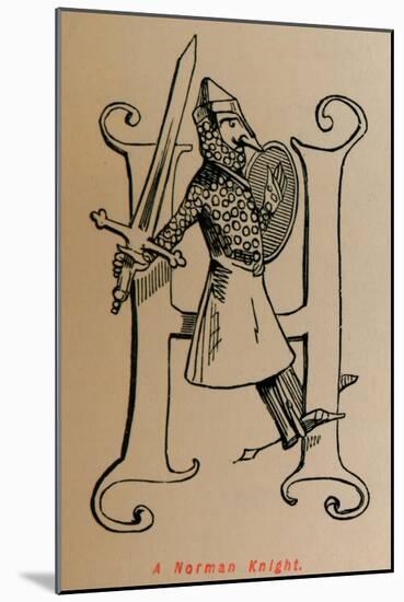 'A Norman Knight', c1860, (c1860)-John Leech-Mounted Giclee Print