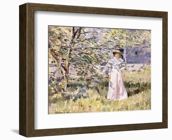 A Normandy Garden, October-Theodore Robinson-Framed Giclee Print