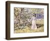 A Normandy Garden, October-Theodore Robinson-Framed Giclee Print