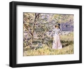 A Normandy Garden, October-Theodore Robinson-Framed Giclee Print