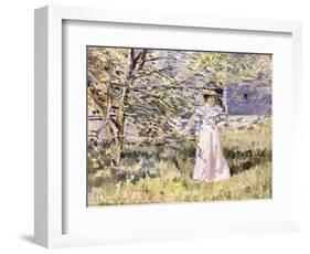 A Normandy Garden, October-Theodore Robinson-Framed Giclee Print