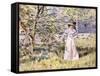 A Normandy Garden, October-Theodore Robinson-Framed Stretched Canvas