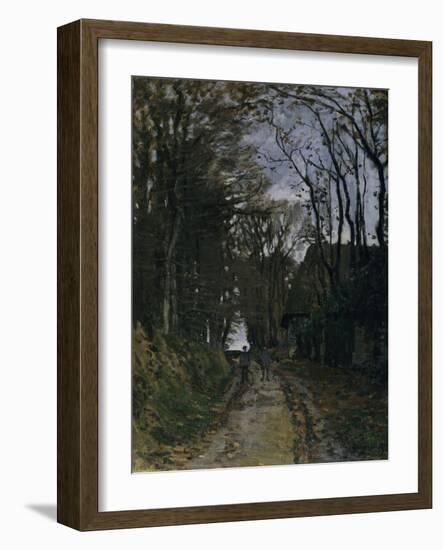 A Normandy Path-Claude Monet-Framed Giclee Print