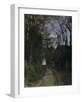 A Normandy Path-Claude Monet-Framed Giclee Print