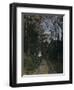 A Normandy Path-Claude Monet-Framed Giclee Print