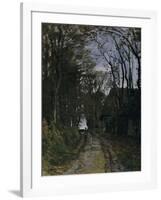 A Normandy Path-Claude Monet-Framed Giclee Print