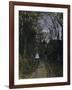 A Normandy Path-Claude Monet-Framed Giclee Print