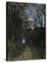 A Normandy Path-Claude Monet-Stretched Canvas