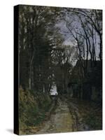 A Normandy Path-Claude Monet-Stretched Canvas