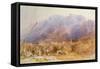 A North African Scene-David Roberts-Framed Stretched Canvas