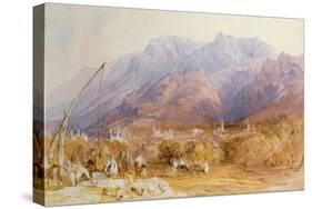 A North African Scene-David Roberts-Stretched Canvas