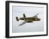 A North American B-25 Mitchell in Flight-Stocktrek Images-Framed Photographic Print