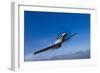 A North American P-51D Mustang in Flight Near Chino, California-null-Framed Photographic Print