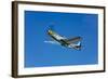 A North American P-51D Mustang in Flight Near Chino, California-null-Framed Photographic Print