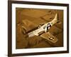 A North American P-51D Mustang in Flight-Stocktrek Images-Framed Photographic Print