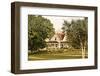 A North American Style Old Farm House in the Country. Victorian Architecture.-onepony-Framed Photographic Print