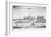 A North-West Prospect of Nassau Hall with Front View of the Presidents House in New Jersey-Henry Dawkins-Framed Giclee Print