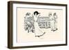 A Northeaster-Charles Dana Gibson-Framed Art Print