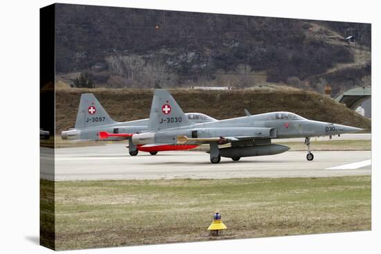 A Northrop F-5E Tiger of the Swiss Air Force-null-Stretched Canvas