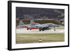 A Northrop F-5E Tiger of the Swiss Air Force-null-Framed Photographic Print