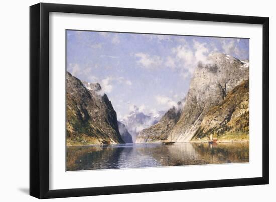 A Norwegian Fjord-Adelsteen Normann-Framed Giclee Print