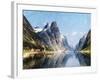 A Norweigan Fjord Scene-Adelsteen Normann-Framed Giclee Print