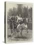 A Novel Event in a Gymkhana at a Hill Station in India, a Ladies' Egg and Spoon Race-John Charlton-Stretched Canvas