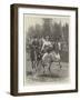 A Novel Event in a Gymkhana at a Hill Station in India, a Ladies' Egg and Spoon Race-John Charlton-Framed Giclee Print